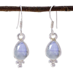 Lourdes White Elegant multiple Dangle Earring Rainbow Moonstone White Dangle