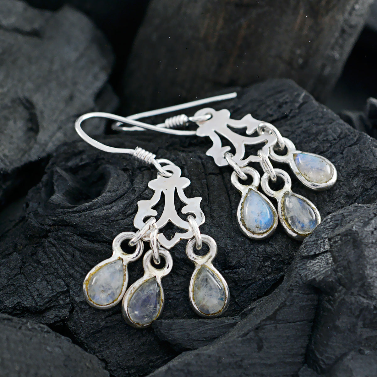 Hina White Elegant multiple Dangle Earring