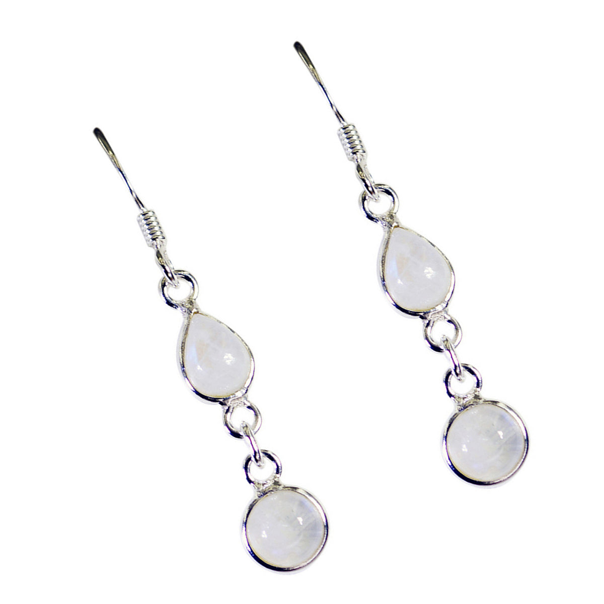 Natalie White Elegant multiple Dangle Earring