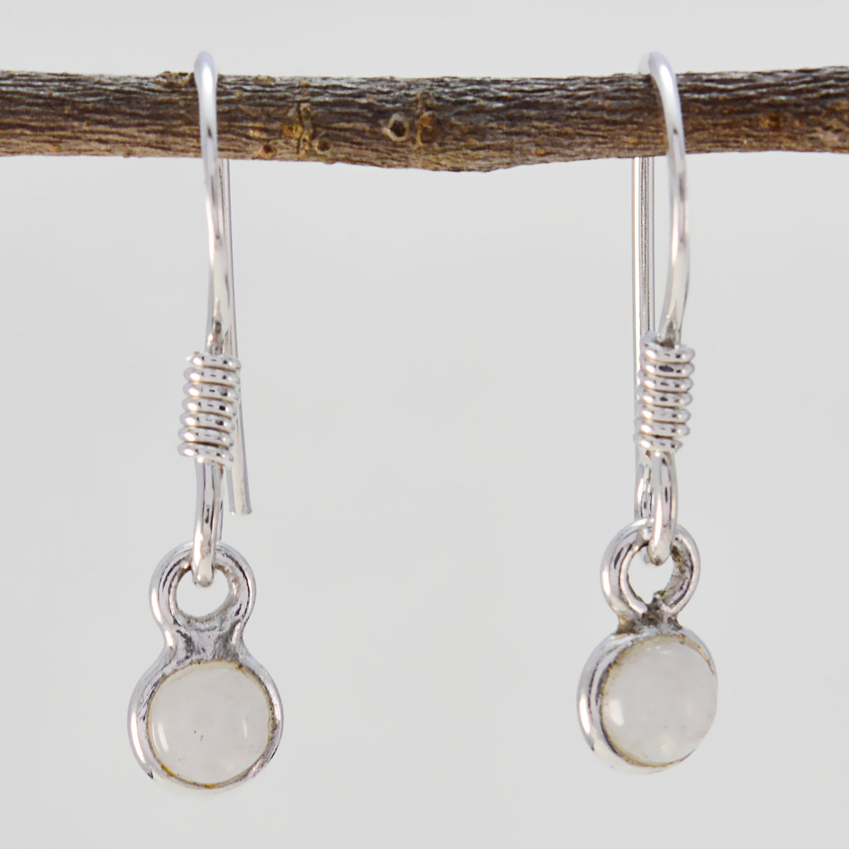 Ling White Minimalist multiple Dangle Earring