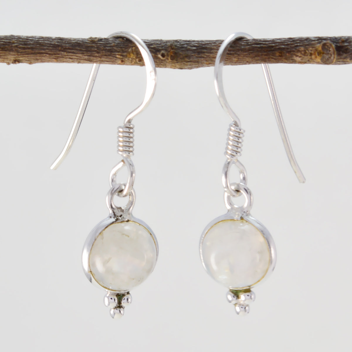 Mei White Minimalist multiple Dangle Earring