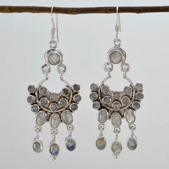 Seo yeon White Statement multiple Dangle Earring