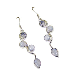 Emi White Dainty multiple Dangle Earring