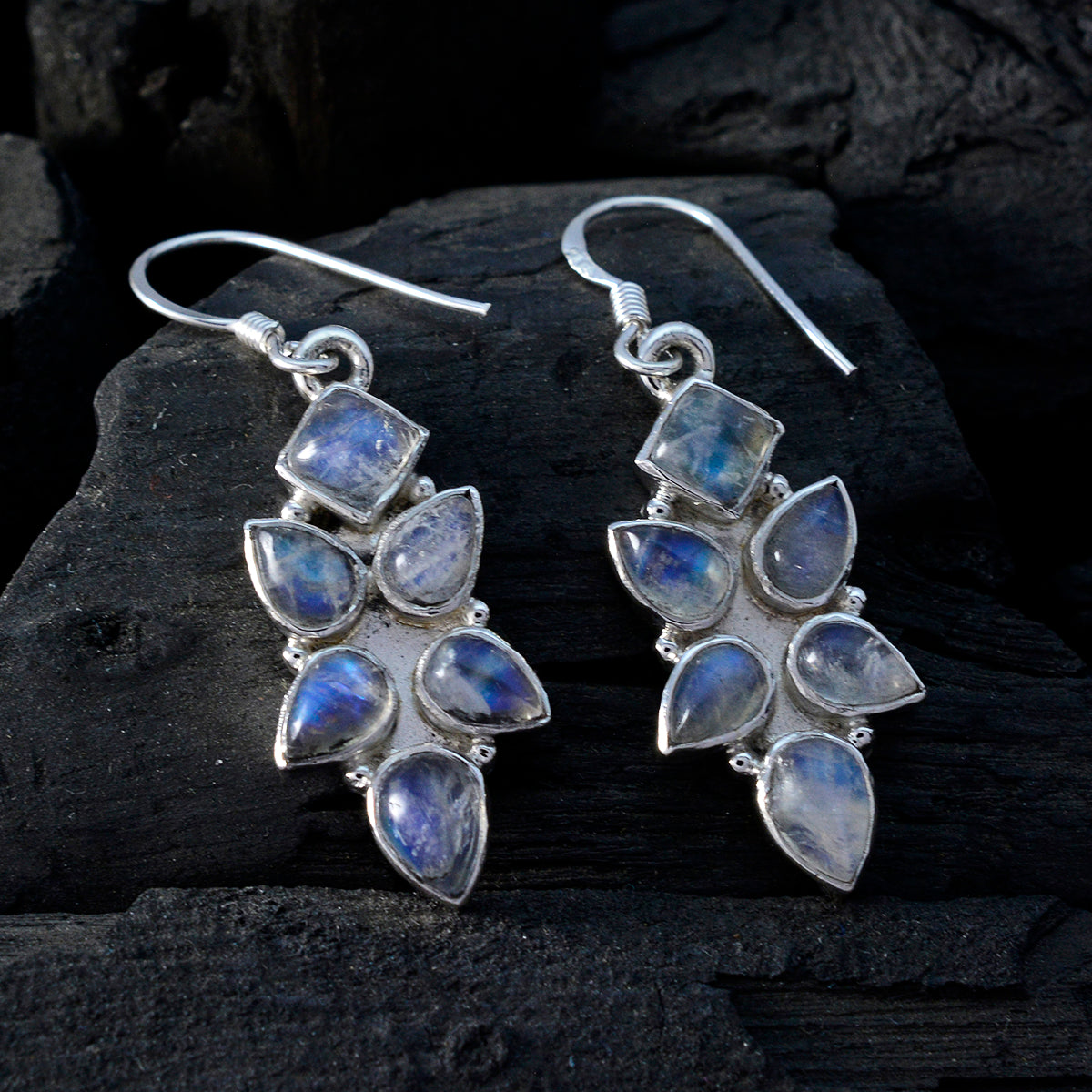 Soo jin White Tiny multiple Dangle Earring
