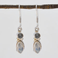 Xiu White Delicate multiple Dangle Earring