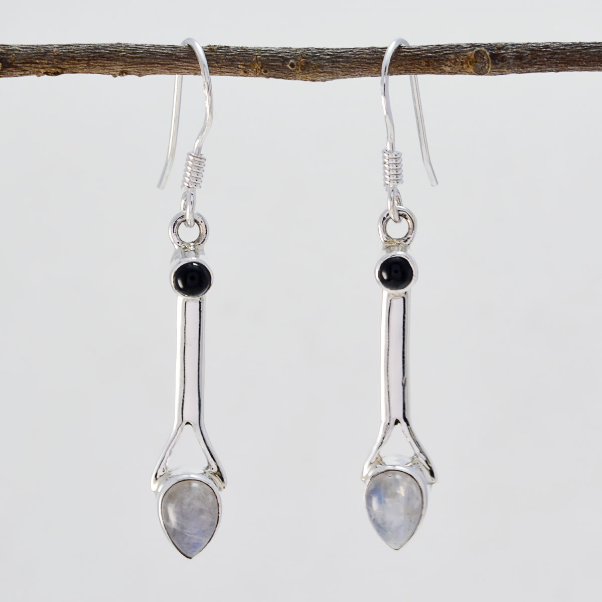 Freya White Delicate multiple Dangle Earring