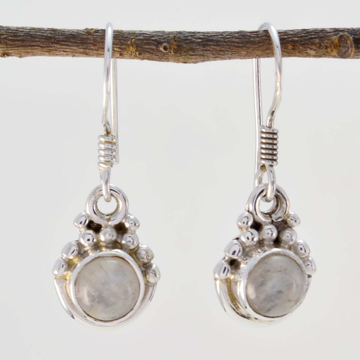 Florencia White Delicate multiple Dangle Earring