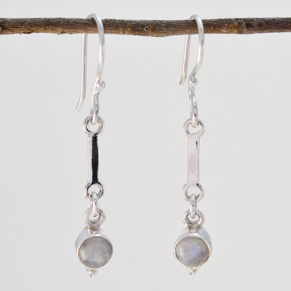 Isadora White Delicate multiple Dangle Earring