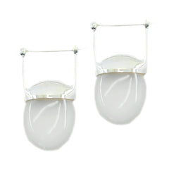 Ivana White Essential Solitaire Dangle Earring