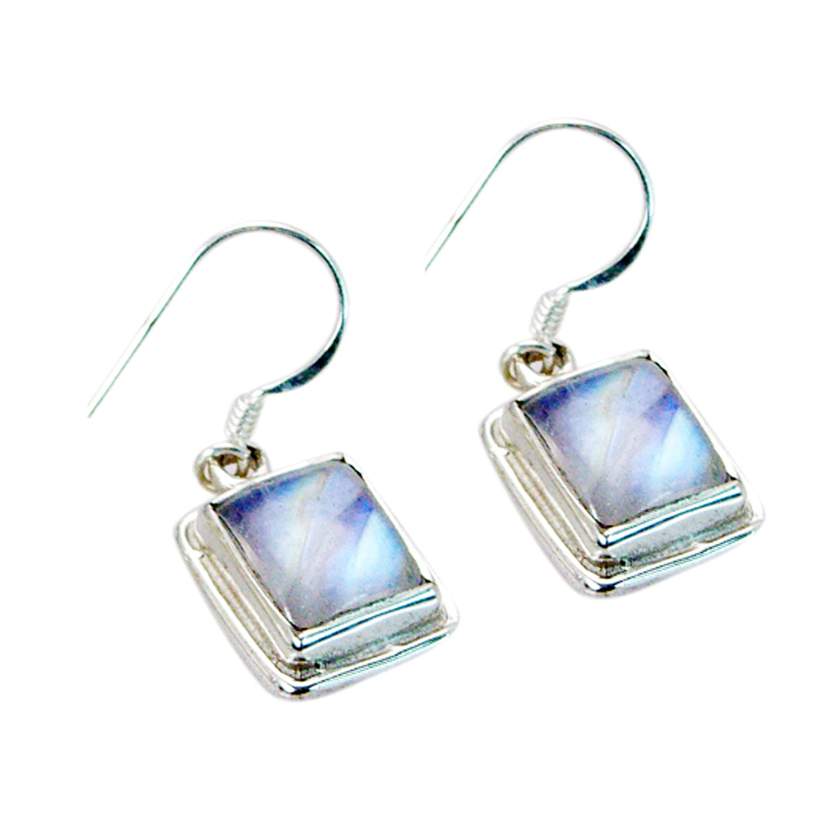 Jia White Tiny Solitaire Dangle Earring