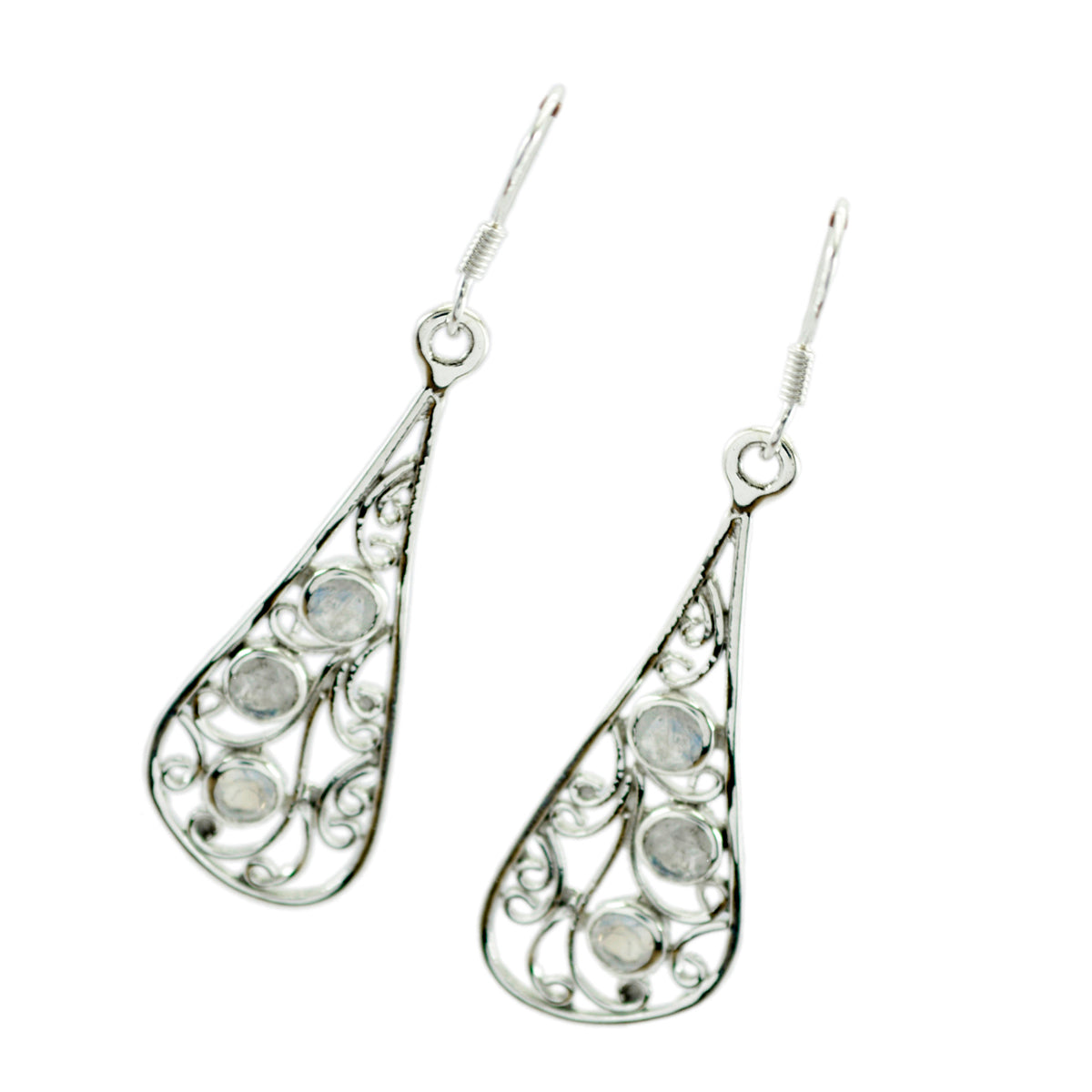 Teresa White Whisper thin multiple Dangle Earring