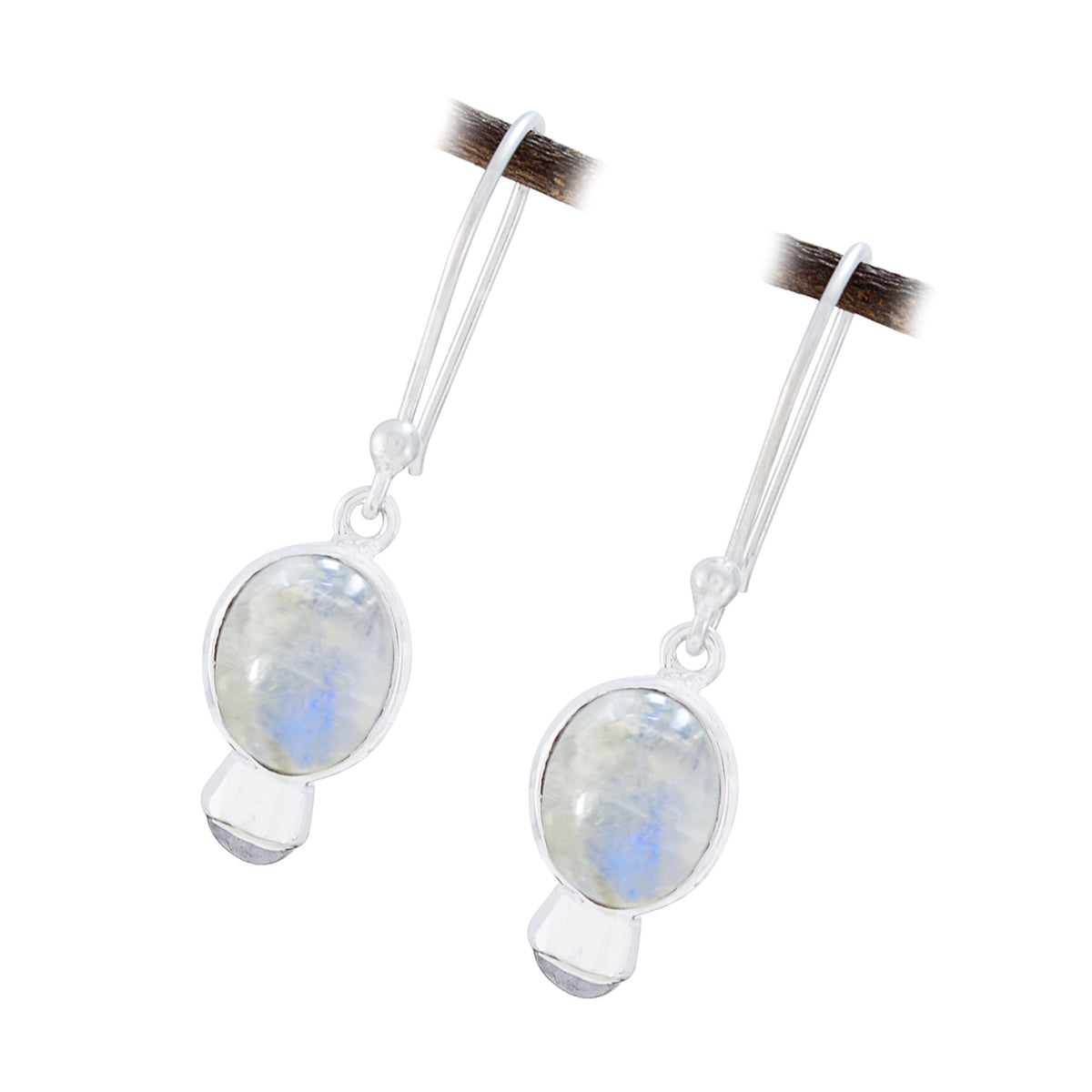 Nari White Slim multiple Dangle Earring