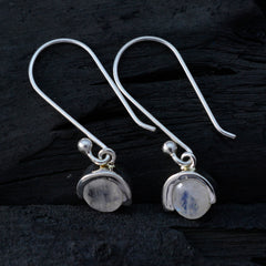 Anna White Dainty Solitaire Dangle Earring