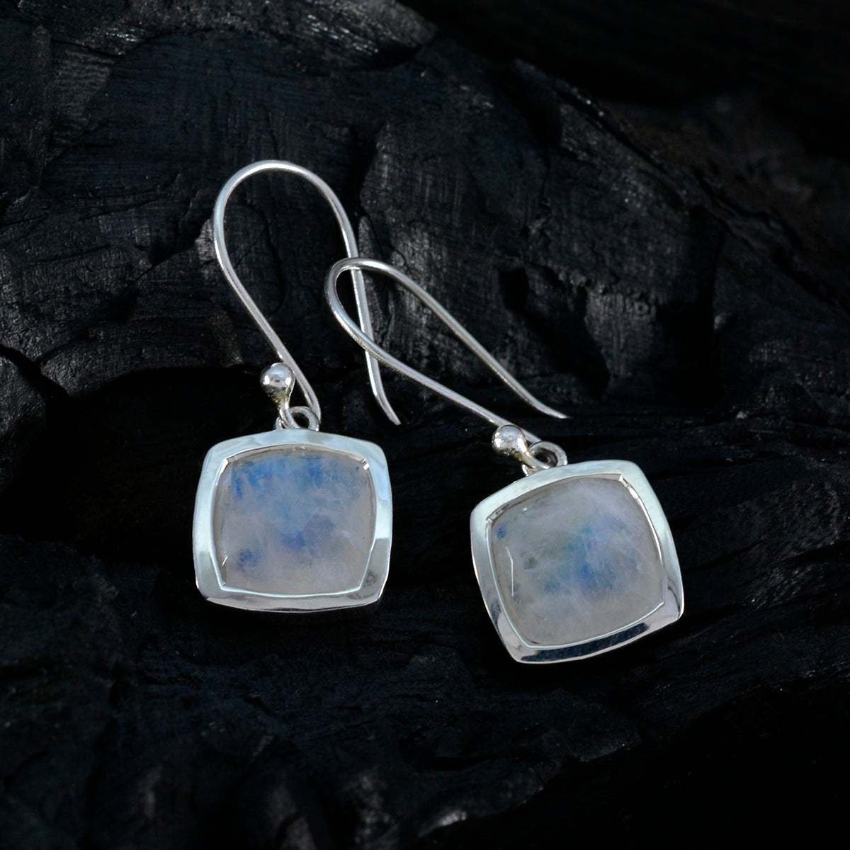 Teresa White Dainty Solitaire Dangle Earring