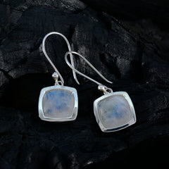 Teresa White Dainty Solitaire Dangle Earring