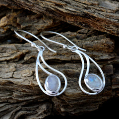 Abigail White Elegant Solitaire Dangle Earring