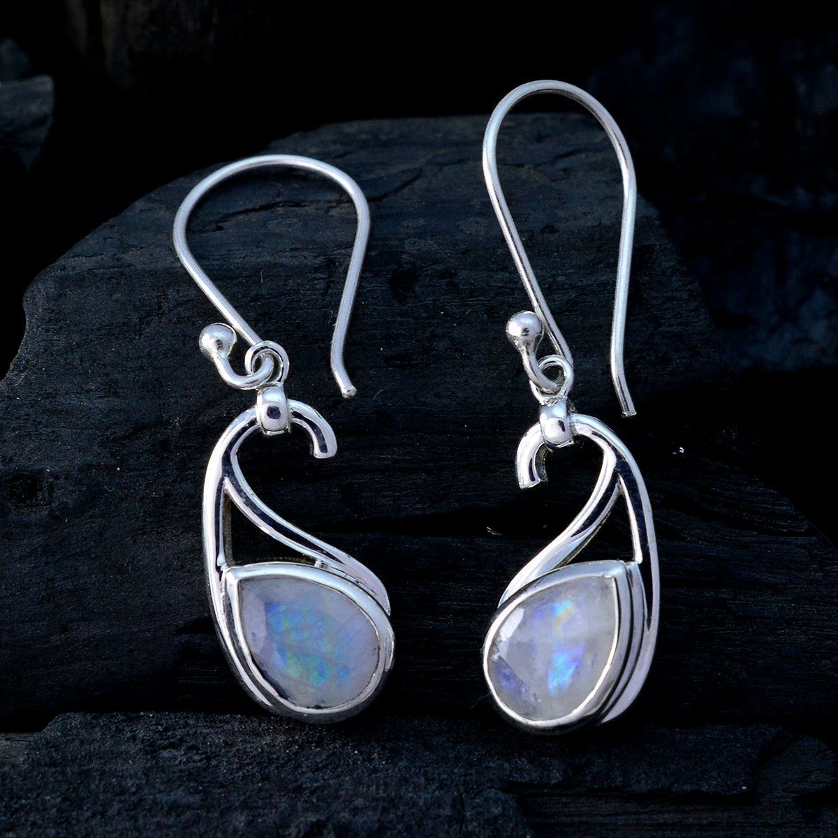 Addison White Featherlight Solitaire Dangle Earring