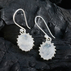 Amelia White Tiny Solitaire Dangle Earring