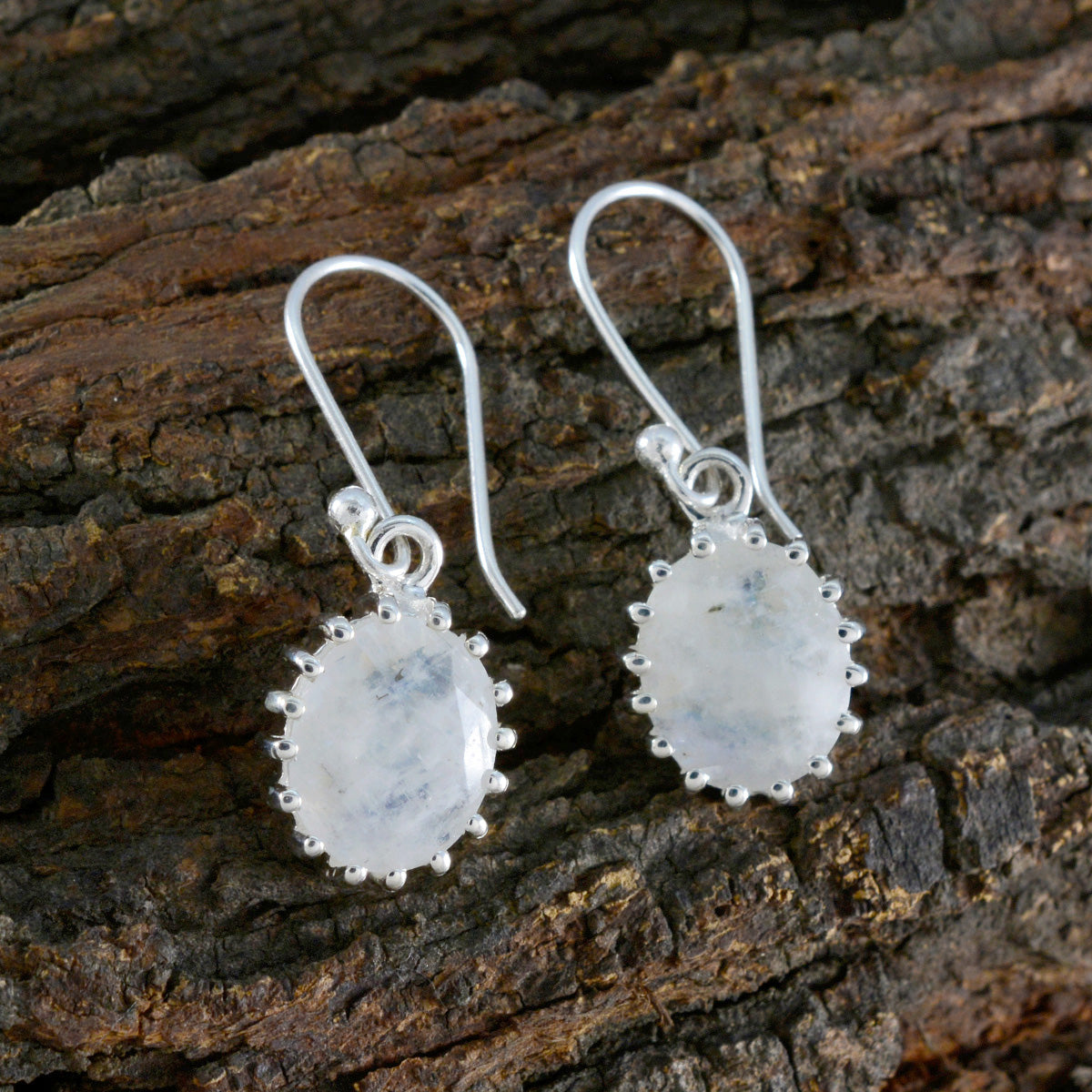 Amelia White Tiny Solitaire Dangle Earring