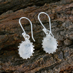Amelia White Tiny Solitaire Dangle Earring