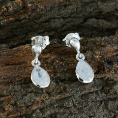 Chen White Delicate Solitaire Stud Earring