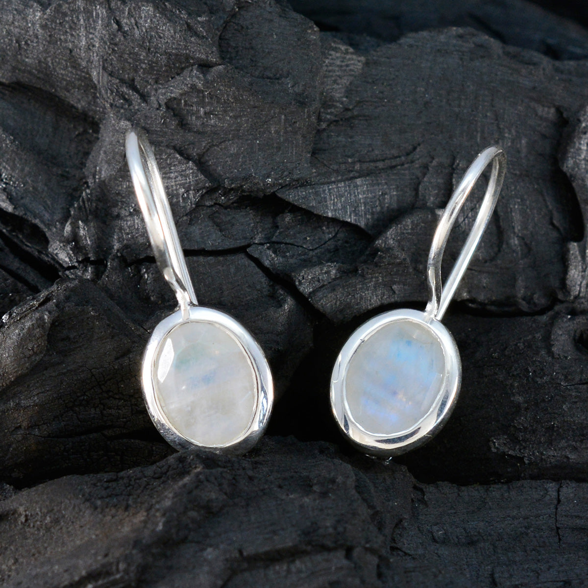 Naomi White Dainty Solitaire Dangle Earring