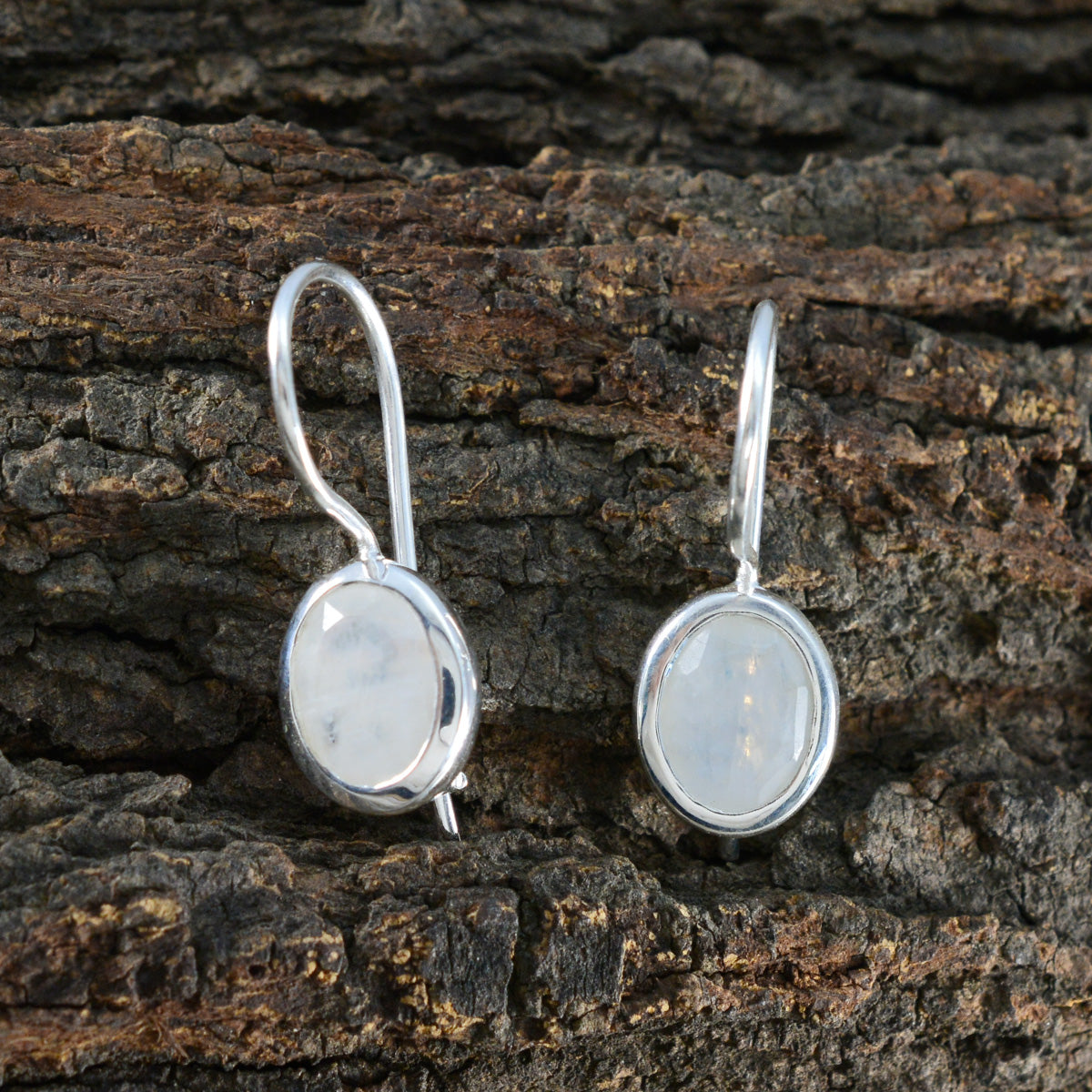 Naomi White Dainty Solitaire Dangle Earring