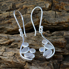 Aurora White Delicate multiple Dangle Earring