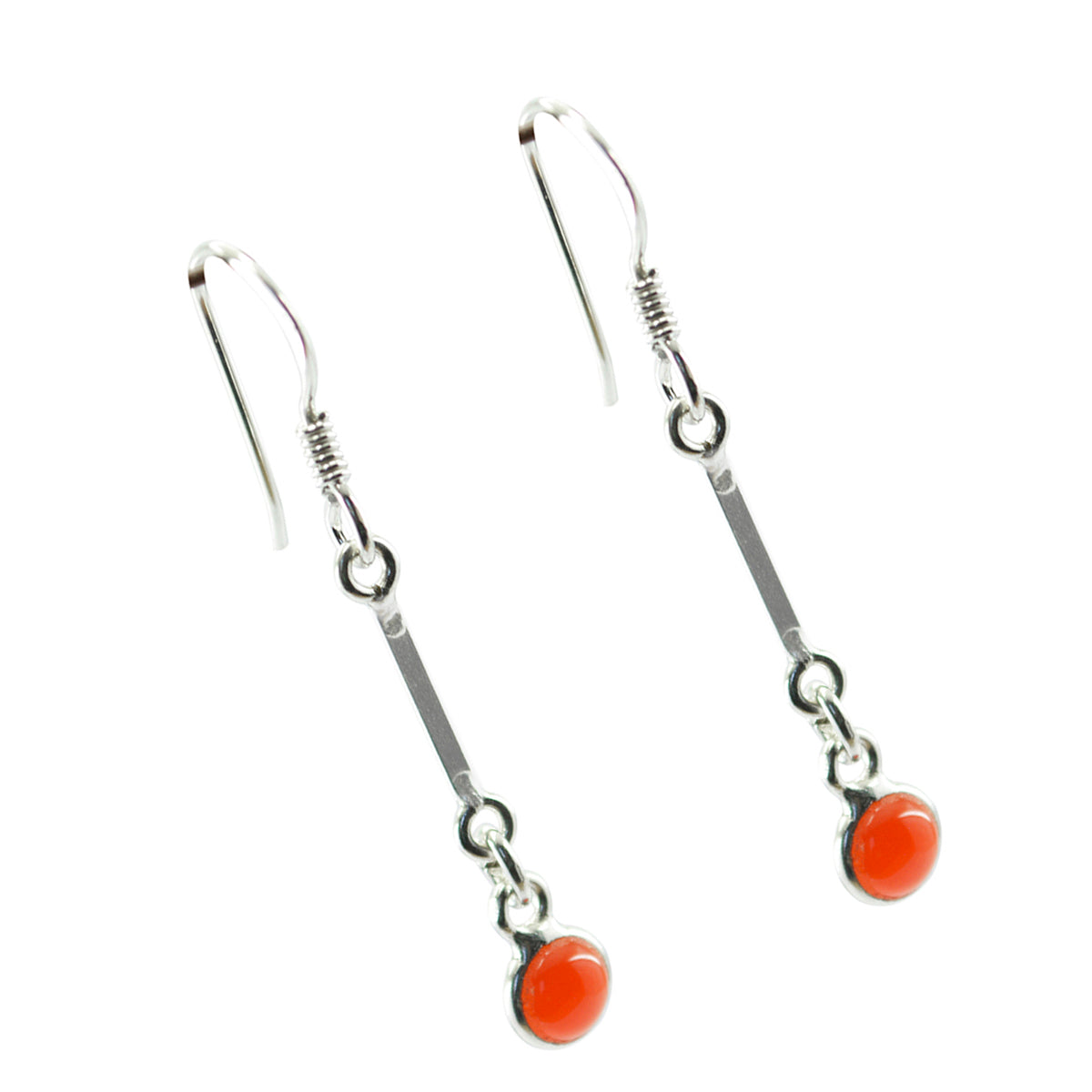 Bianca Red Minimalist multiple Dangle Earring