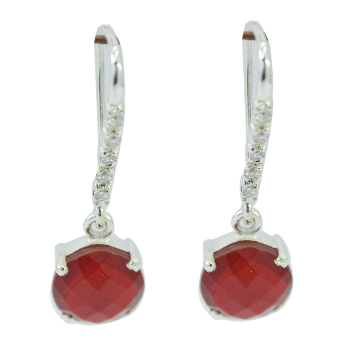 Eva Red Featherlight multiple Dangle Earring
