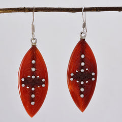 Liyana Red Edgy multiple Dangle Earring