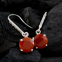 Giulia Red Featherlight multiple Dangle Earring