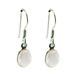 Greta Pink Minimalist multiple Dangle Earring Rose Quartz Pink Dangle