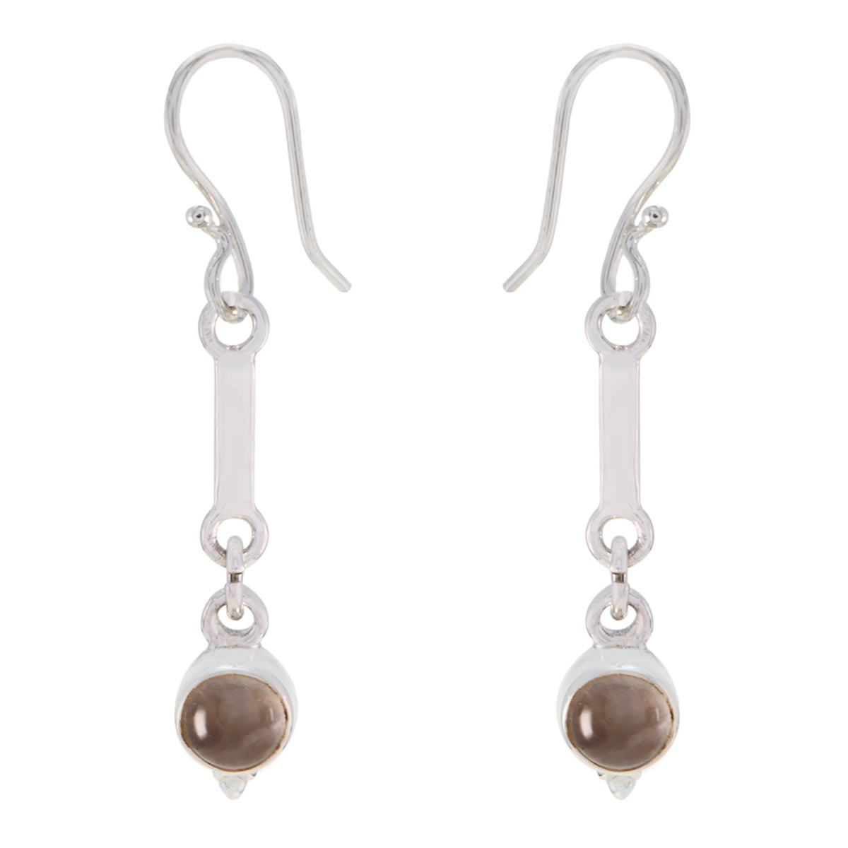 Ivy Pink Delicate multiple Dangle Earring Rose Quartz Pink Dangle