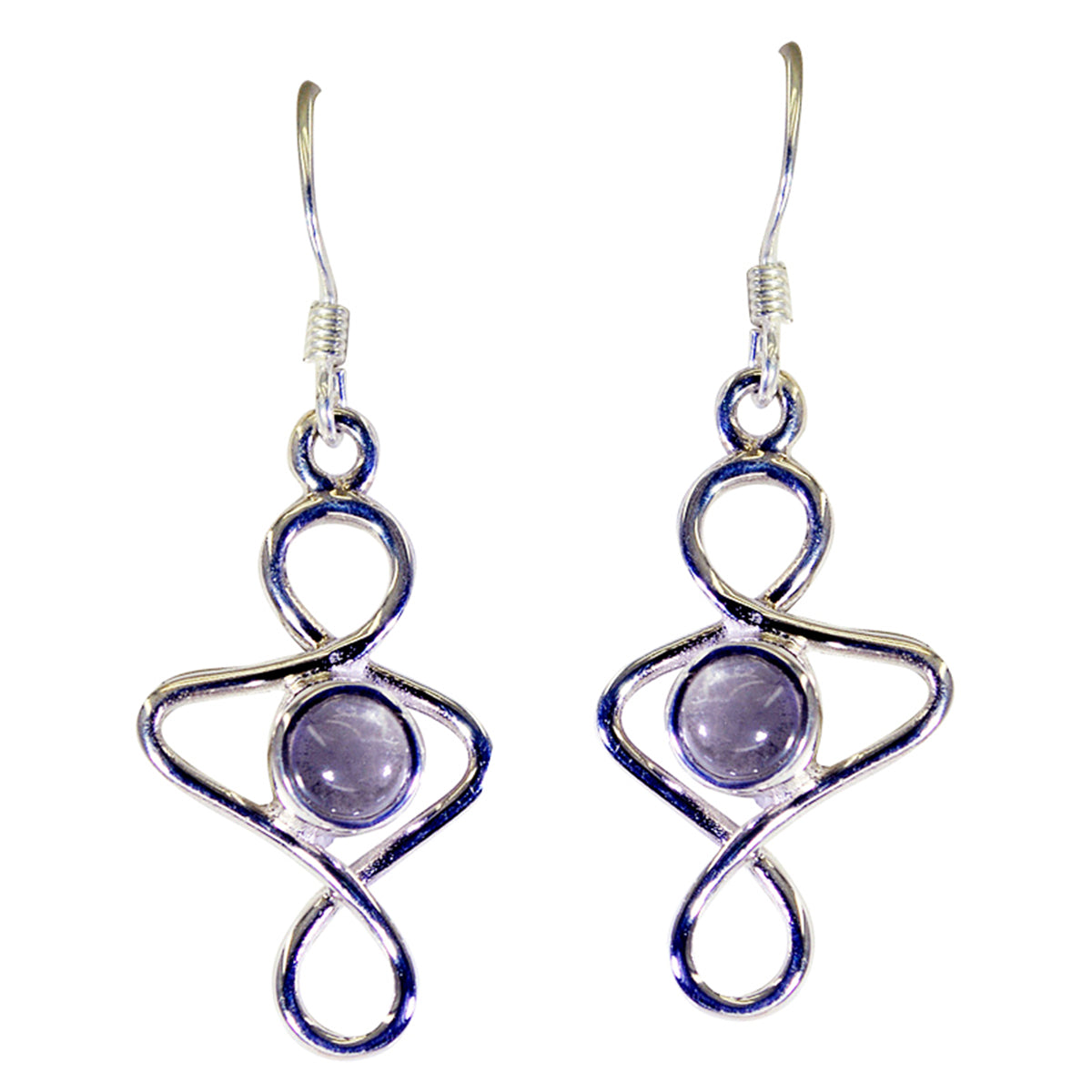 Emma Pink Delicate Solitaire Dangle Earring