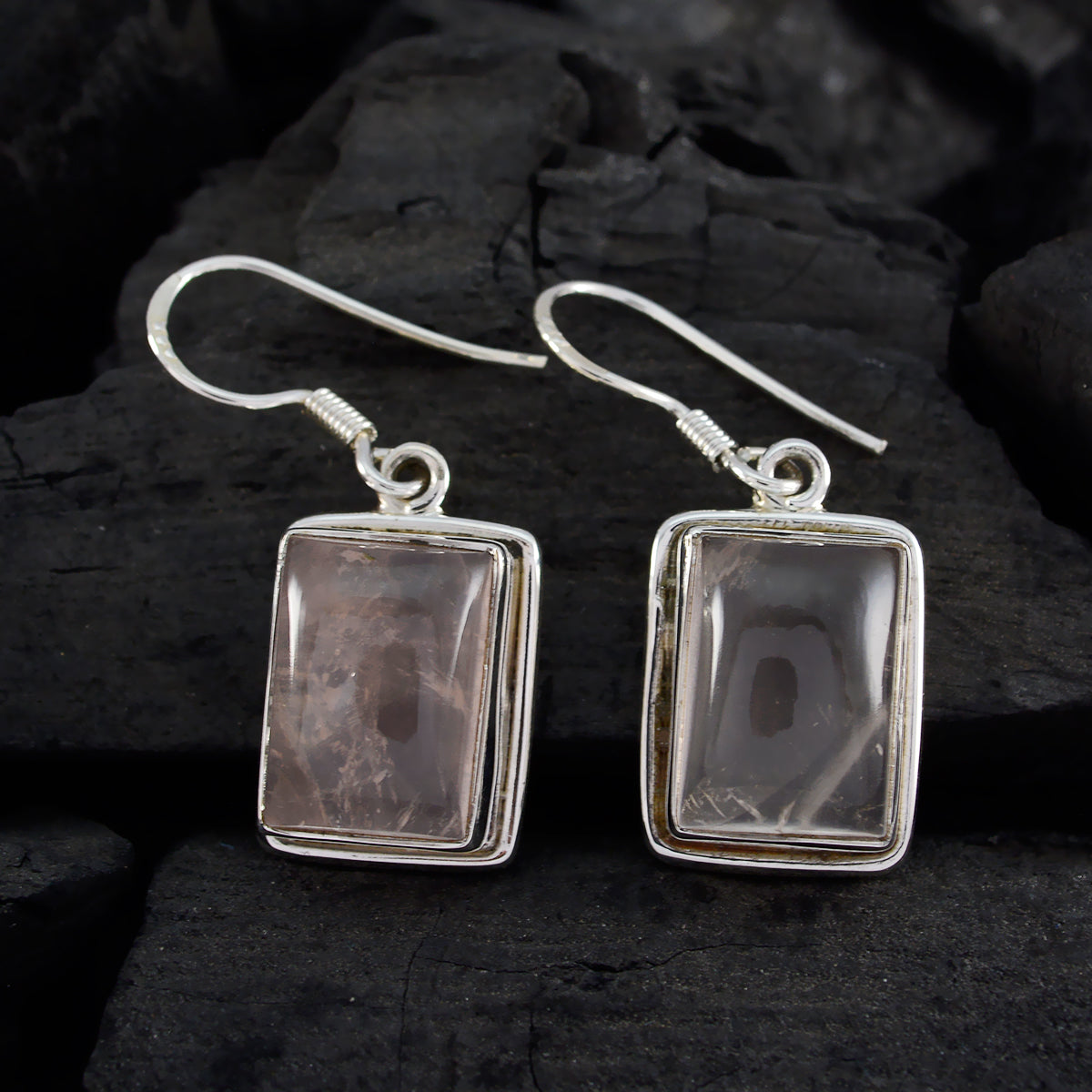 Freya Pink Tiny Solitaire Dangle Earring