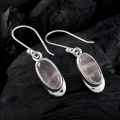 Laura Pink Classic Solitaire Dangle Earring