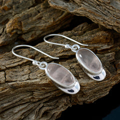 Laura Pink Classic Solitaire Dangle Earring