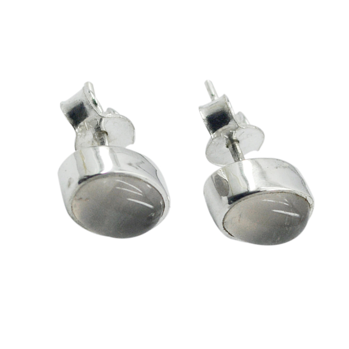 Lili Pink Elegant Solitaire Stud Earring