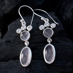 Hye jin Pink Mid weight Toi et Moi Dangle Earring