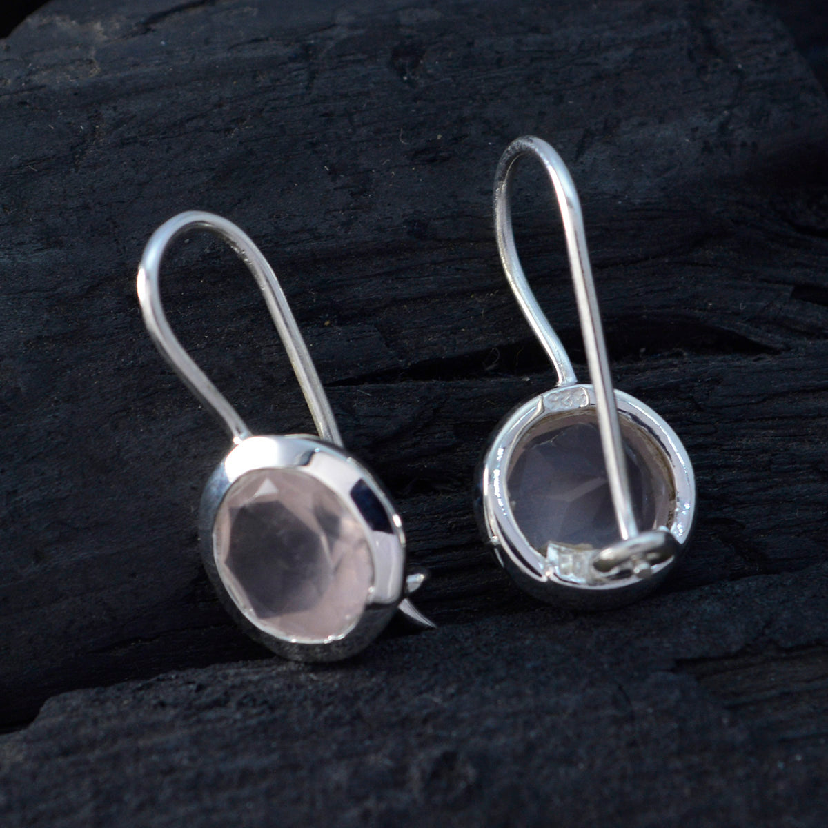 Camilla Pink Delicate Solitaire Dangle Earring