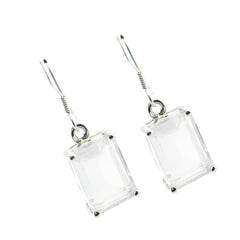 Yasmine Pink Tiny Solitaire Dangle Earring