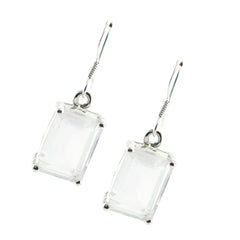 Yasmine Pink Tiny Solitaire Dangle Earring