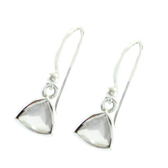 Mathilde Pink Elegant Solitaire Dangle Earring