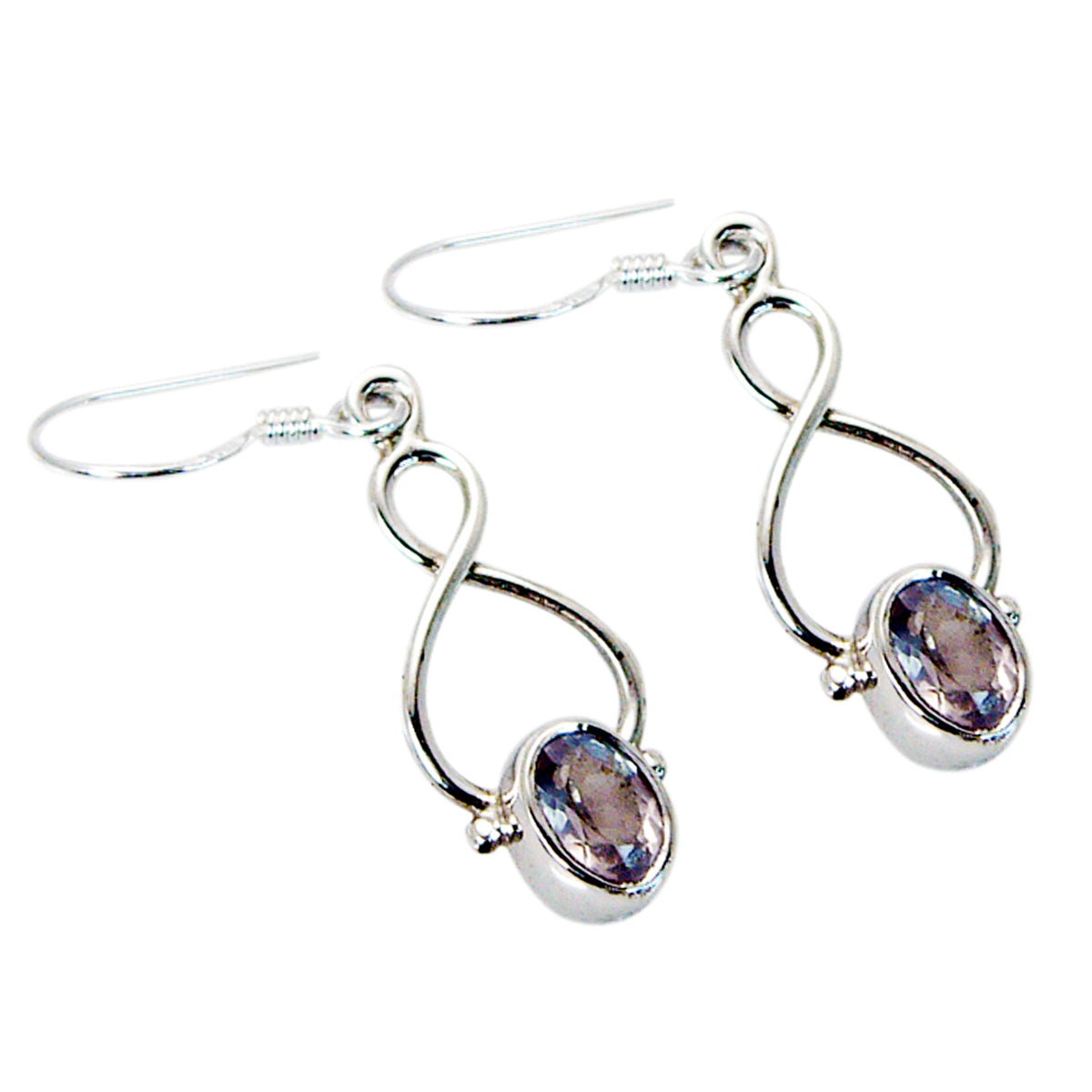 Maya Pink Elegant Solitaire Dangle Earring