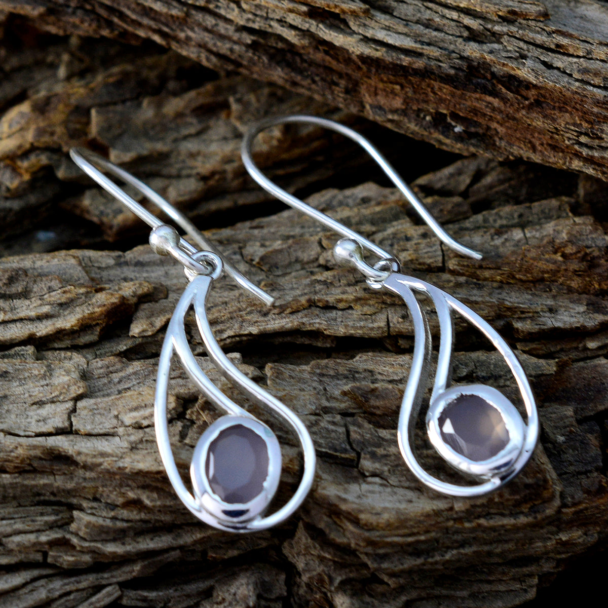 Nova Pink Elegant Solitaire Dangle Earring