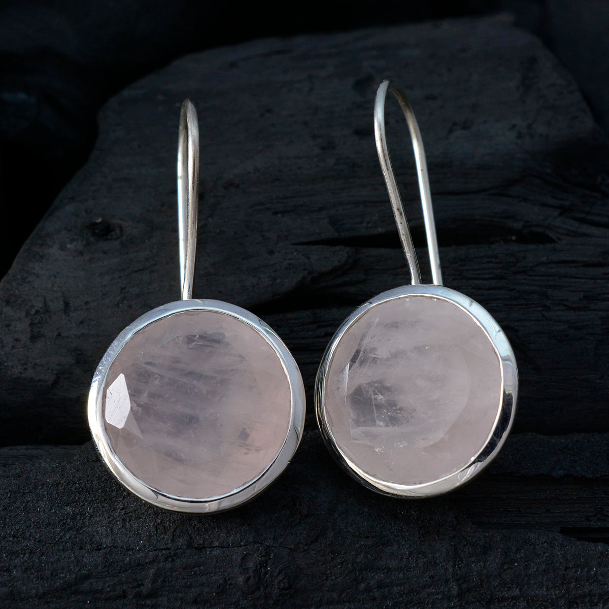 Penelope Pink Eye catching Solitaire Dangle Earring