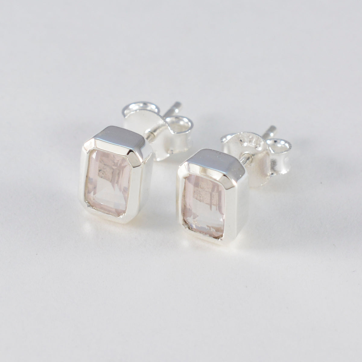 Micaela Pink Elegant Solitaire Stud Earring