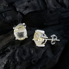 Alina Pink Dainty Solitaire Stud Earring