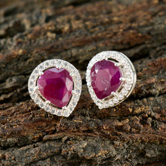 Noelia Red Whisper thin multiple Stud Earring